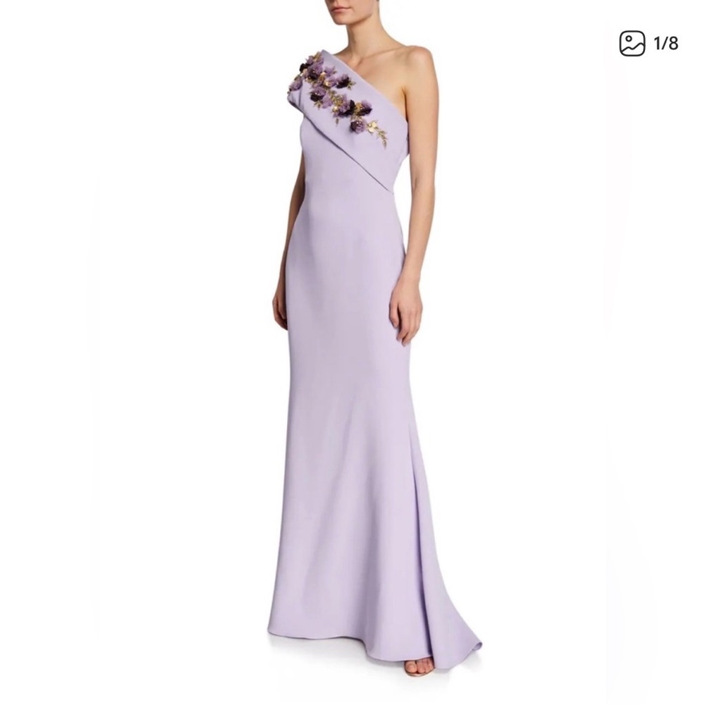 Badgley Mischka Lilac Gown